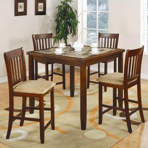 Normandie 5 PC Counter Height Dining Room Set