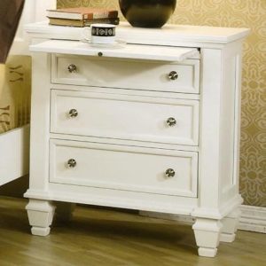 Sandy Beach (White) Nightstand