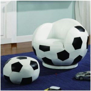 Soccer Chair & Ottoman