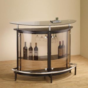 Cappuccino Contemporary Bar Table