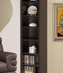 Cappuccino Finish Bookcase