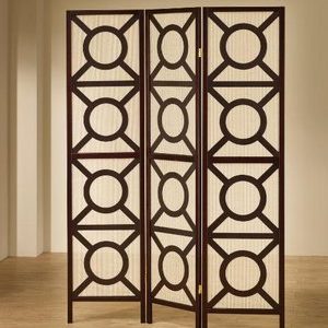 Circle Pattern Folding Screen