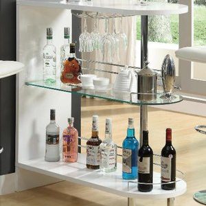 White Comtemporary Bar Table