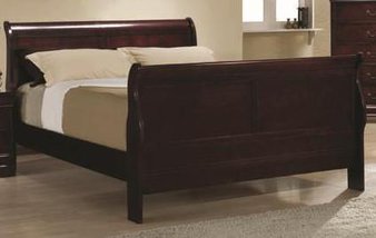 Twin Size Cherry Louis Philippe Bed