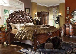 Vendome King Size Bed, Dresser, Mirror, & Nightstand Set