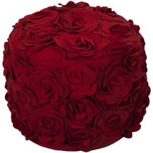 Red Roses Pouf