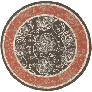 Alfresco Beige 5'3" Round Rug