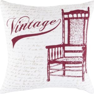 Vintage Chair 22" x 22" Poly Fiber Pillow Set