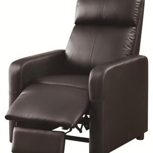 Push-Back Recliner with Contemporary Style