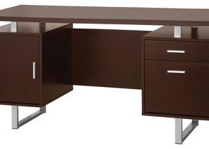 Glavan Contemporary Double Pedestal Office Desk