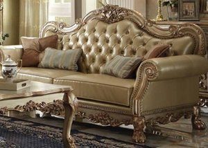 Dresden Gold Patina Sofa