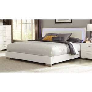 Felicity Queen Low Profile Bed with LED Backlight