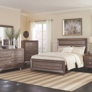 Kauffman Queen Bed, Dresser, Mirror, & Nightstand