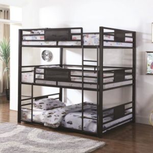 Rogan Full Size Triple Bunk Bed