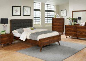 Robyn California King Bed, Dresser, Mirror, & Nightstand