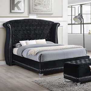 Barzini Glamorous Upholstered King Bed