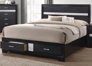 Miranda King Storage Bed with 2 Dovetail Drawers