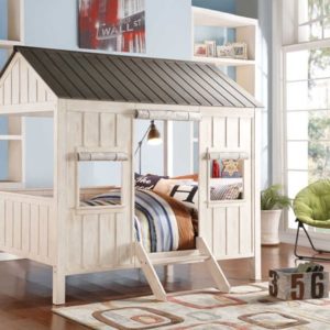 Spring Cottage Bed with Gray Roof