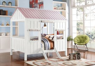 Spring Cottage Bed with Pink Roof