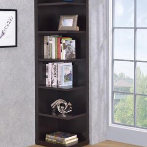 Corner Bookcase with Open Side