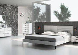 Nova Domus Valencia Contemporary King White Bedroom Set