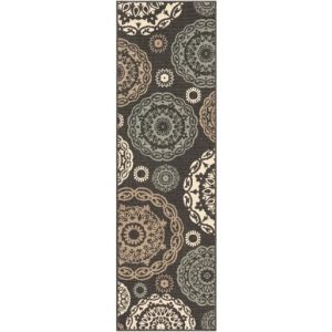Alfresco Black 2'5" x 11'10" Rug