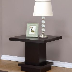 Pedestal Style End Table