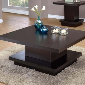 Pedestal Style Coffee Table