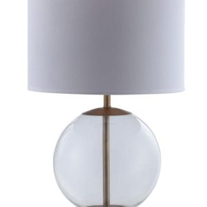 White and Clear Table Lamp
