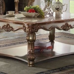 Vendome Gold Petina Finish Coffee Table