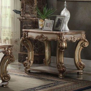 Vendome Gold Patina End Table