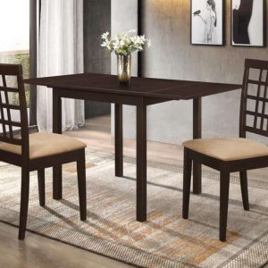 3 Piece Drop Leaf Cappuccino Set