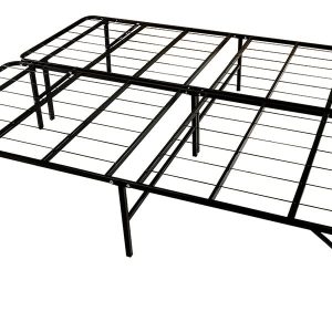 Queen Foldable Metal Platform Bed Frame