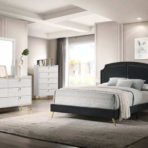 Zeena Black Bedroom Set