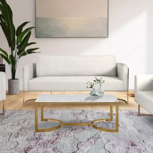 Casa Cream Velvet Living Room Set