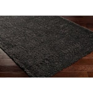Verde 6'7" x 9' Black Rug