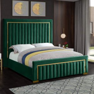 Dolce Green Velvet King Bed
