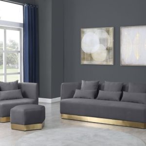 Marquis Grey Velvet Collection