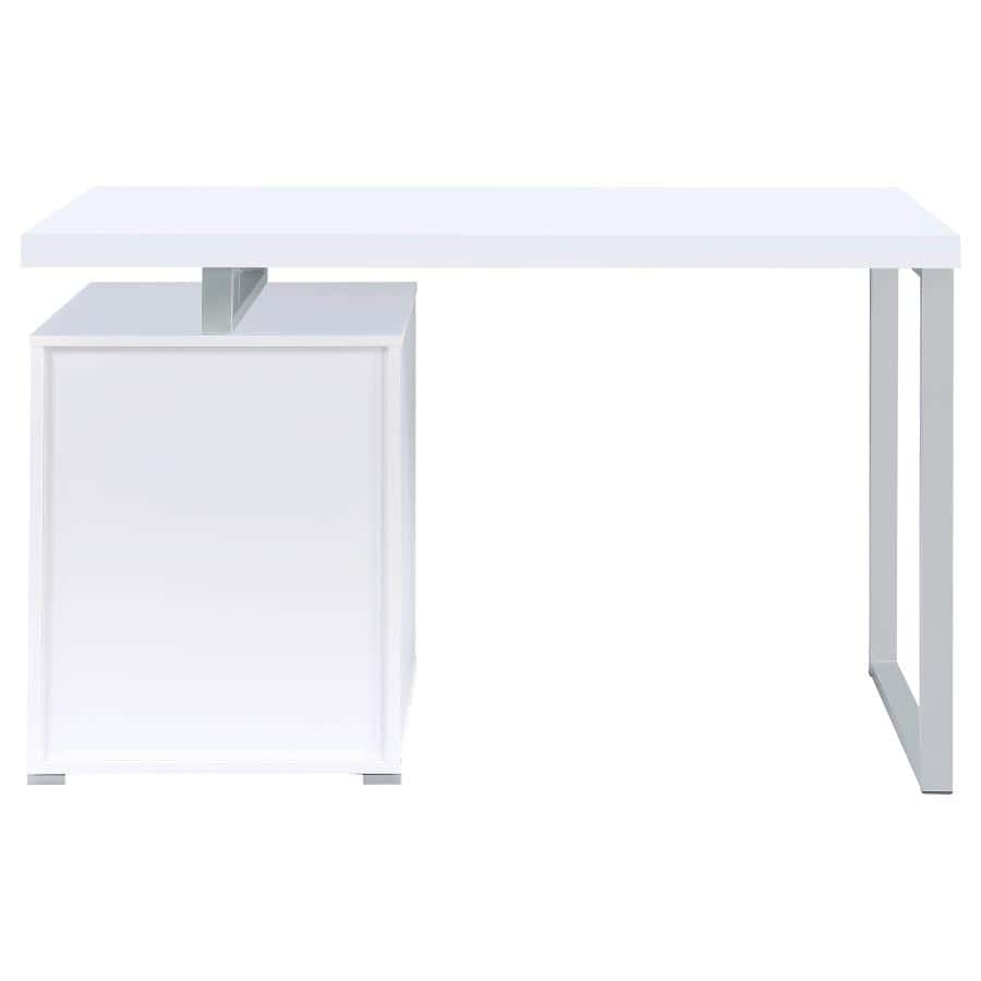 Brennan 3-drawer Office Desk White - Image 2