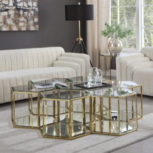 Sei Modular 7 Piece Coffee Table