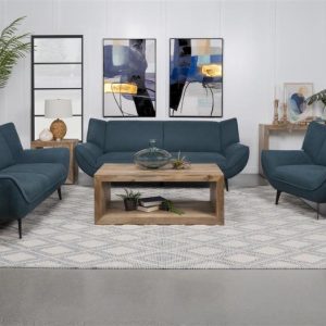 Mid-Century Modern Teal Living Room Collection