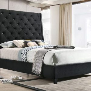 CHANTILLY Black King Size Bed