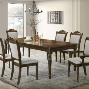 Willowbrook 7-piece Walnut Dining Table Set
