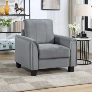 Davis Upholstered Rolled Arm Accent Chair