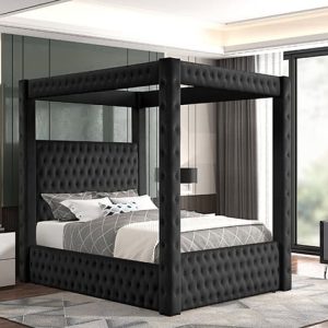 ANNABELLE Black King BED FRAME
