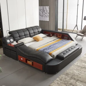 9013 Black King Bed