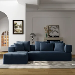 8090 BLUE SECTIONAL