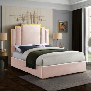 Hugo Green Pink Size Bed
