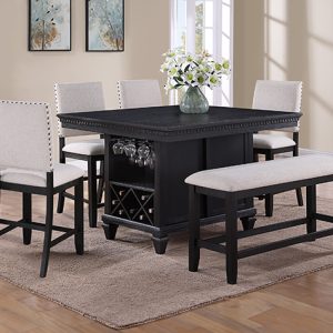 Regent 6 Pc Counter Height Dinette Set