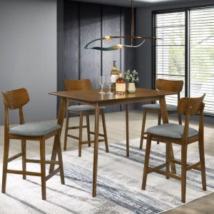 Robbie 5 Piece Counter Height Dining Room Set